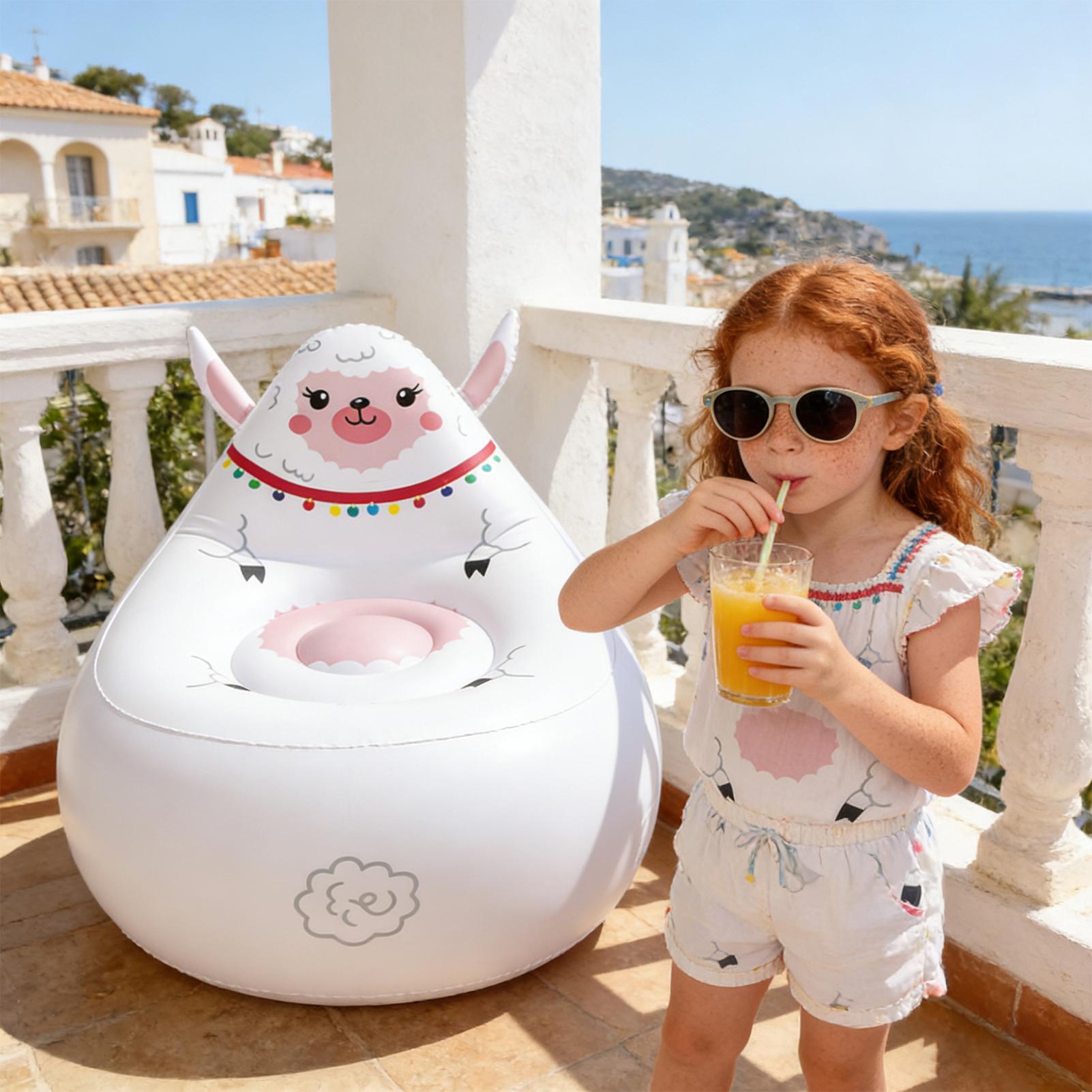 Outdoor Camping For Kids - Inflatable Chair For Kids Portable Animal