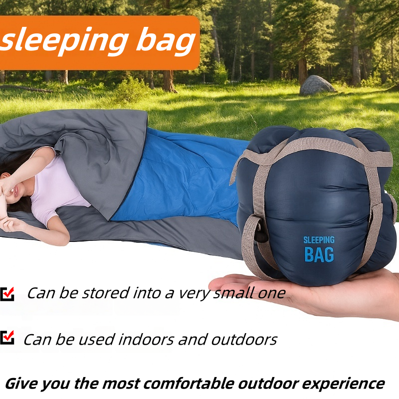 Outdoor Camping Sleeping Bag - Camping supplies Ultra Lightweight Envelope Sleeping