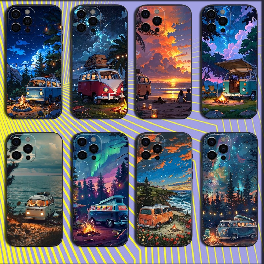 Outdoor Camping Quotes - Combi Van Car Outdoor Camping Phone