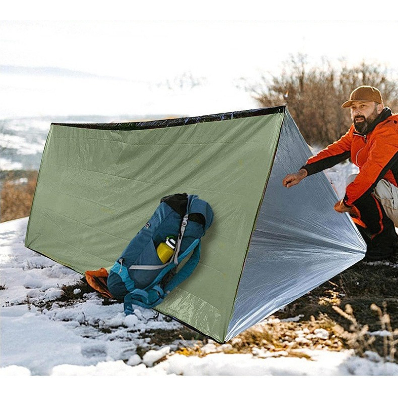 Outdoor Camping Sleeping Bag - 1PC Outdoor Emergency Tent Portable First