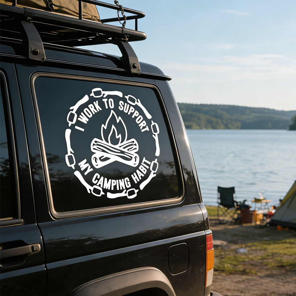 Funny Camping Quote Car Sticke – обзор и цена Outdoor Camping Quotes