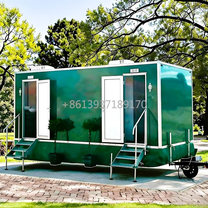 Mobile Toilet Trailer with Bas – обзор и цена Outdoor Camping Trailer