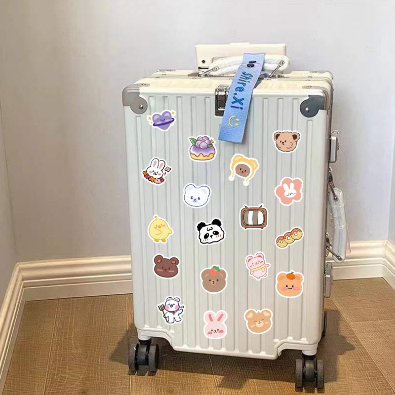 100pcs Cute  Bear Stickers Vin – обзор и цена Bear Canister