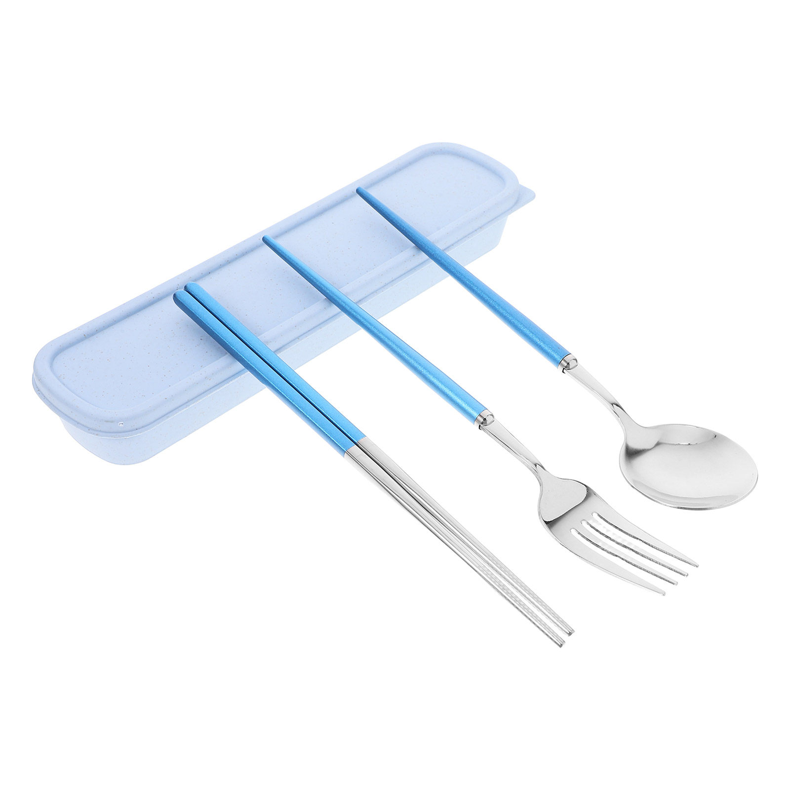 3Pcs Stainless Steel Cutlery S – обзор и цена Outdoor Camping Utensils