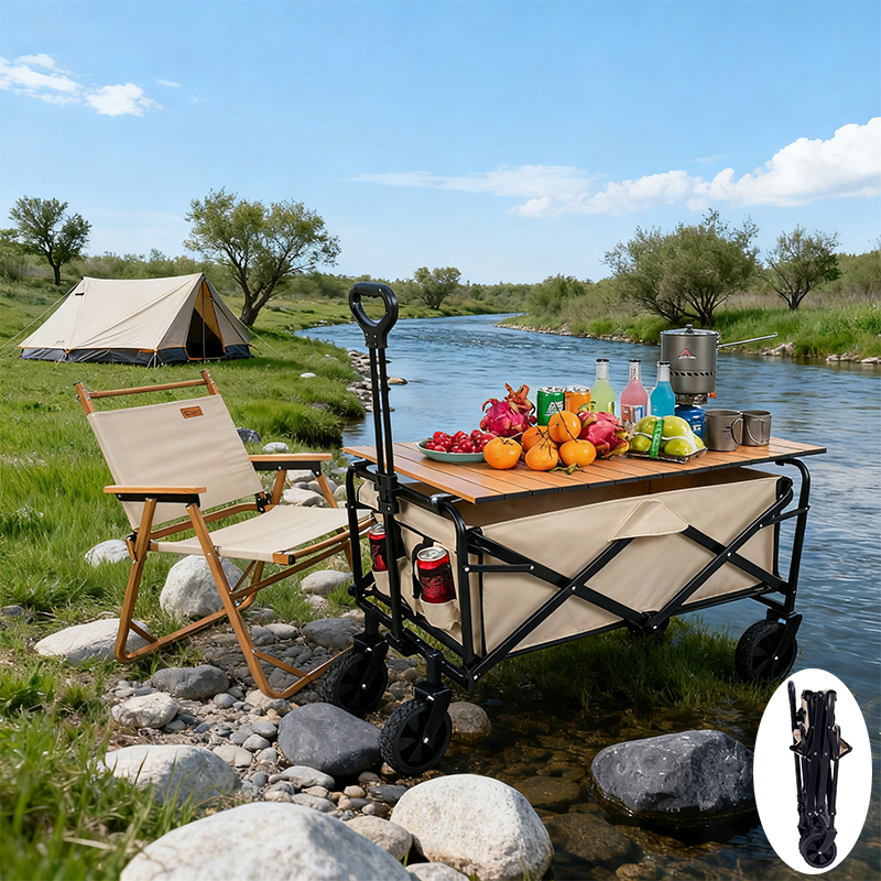 Trolley Black  Red Adjustable  – обзор и цена Outdoor Camping Trolley