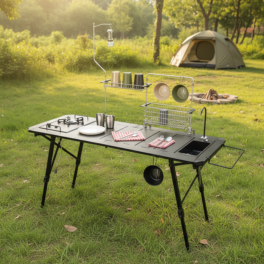 Portable Aluminum Alloy Igt Ta – обзор и цена Camp Table Folding