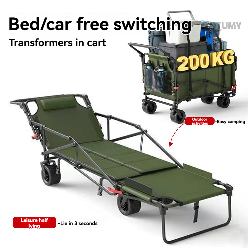 Foldable Camping Wagon with Ta – обзор и цена Outdoor Camping Trolley