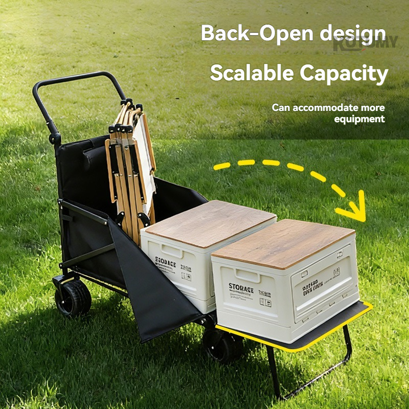Foldable Camping Wagon with Ta – обзор и цена Outdoor Camping Trolley