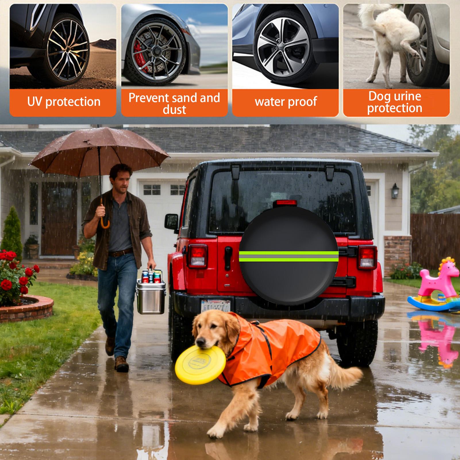 Wheel Covers Uv-Proof Trailer  – обзор и цена Outdoor Camping Trailer