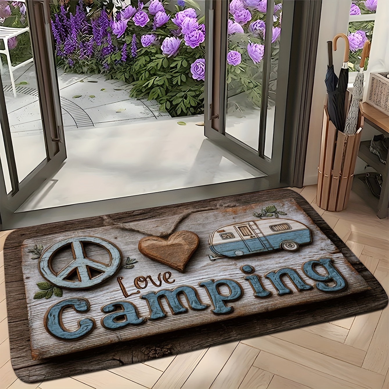 Vintage Camper Doormat Love Ca – обзор и цена Outdoor Camping Quotes