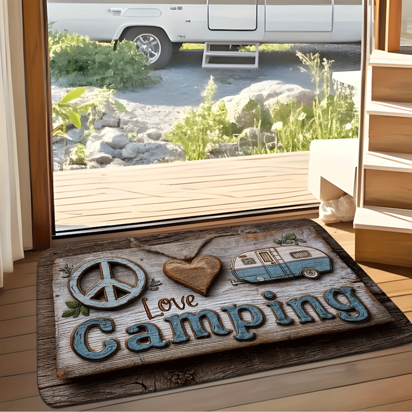 Vintage Camper Doormat Love Ca – обзор и цена Outdoor Camping Quotes