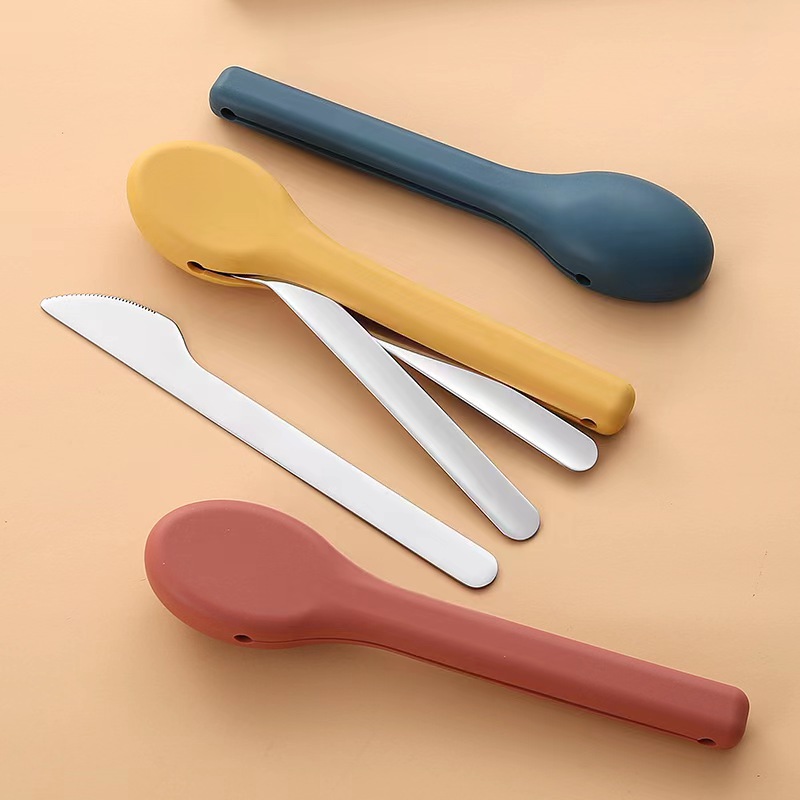 3-Piece Portable Flatware Pock – обзор и цена Outdoor Camping Utensils