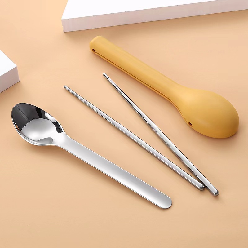 3-Piece Portable Flatware Pock – обзор и цена Outdoor Camping Utensils