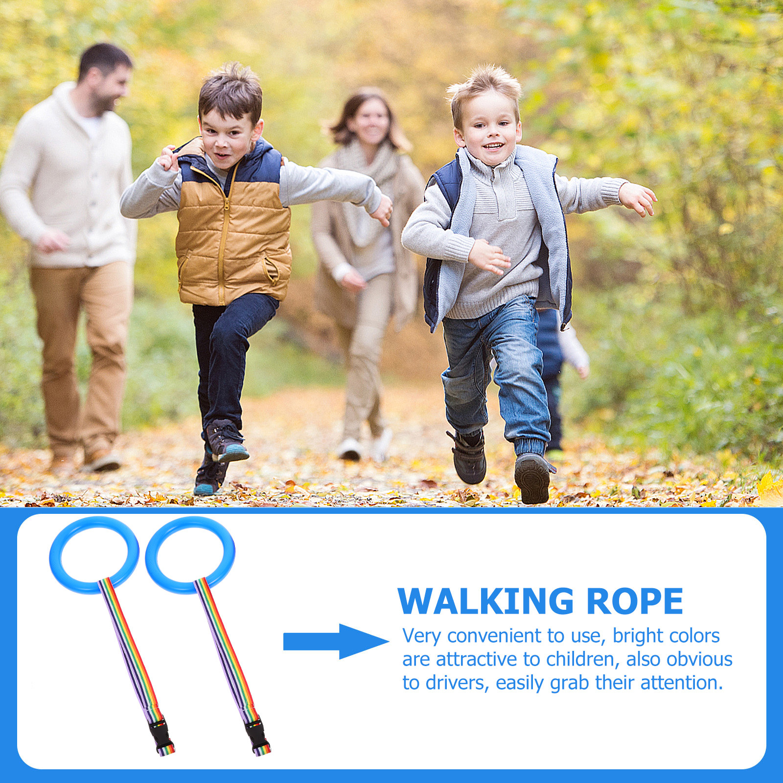12Pcs Safety Walking Rope for  – обзор и цена Outdoor Camping For Kids