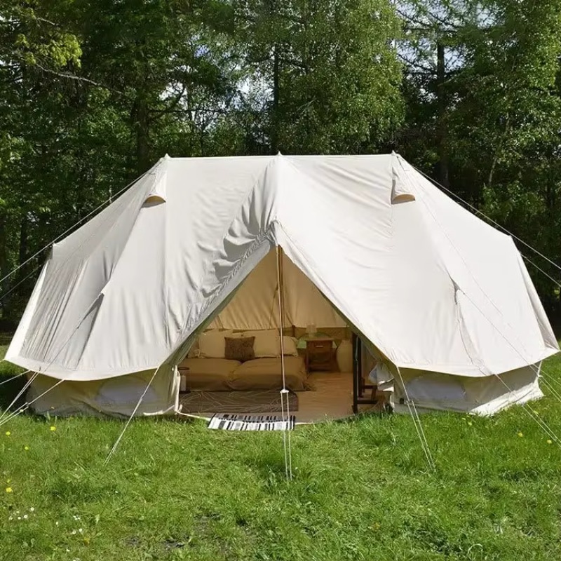 2026   Large 4 Season Cotton C – обзор и цена Outdoor Yurt Camping
