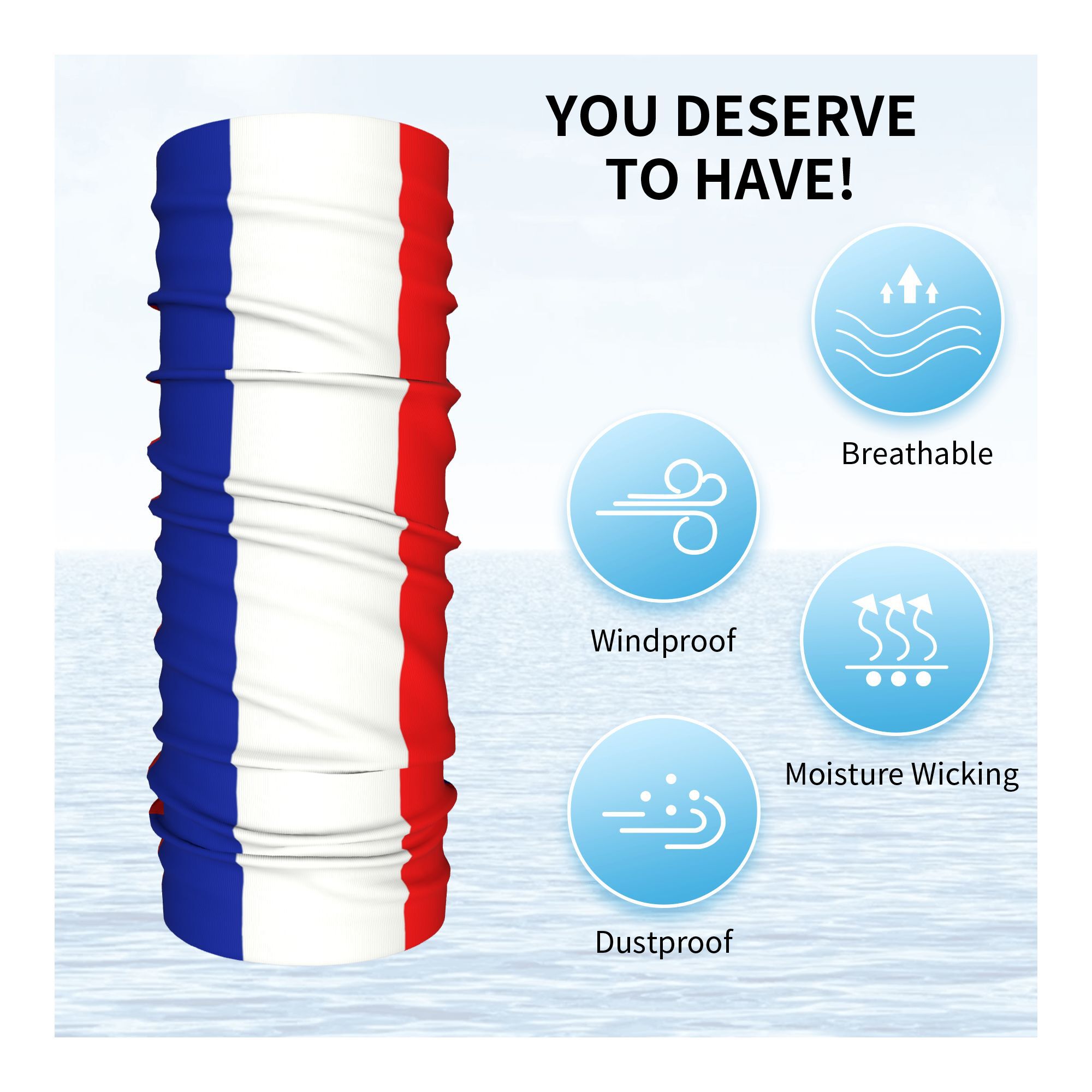 Custom French Flag France Band – обзор и цена Trekking Gaiters
