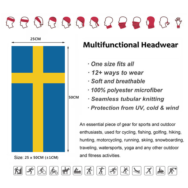 Sweden Flag Printed Bandana He – обзор и цена Trekking Gaiters