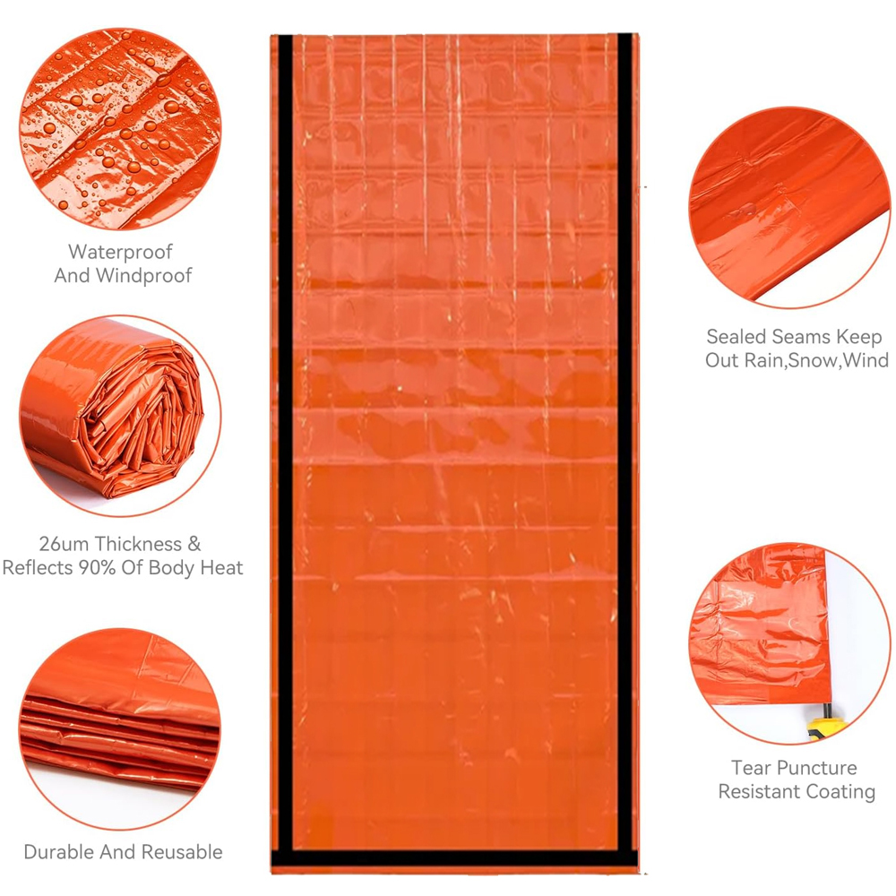 Emergency Sleeping Bag Surviva – обзор и цена Outdoor Camping Sleeping Bag