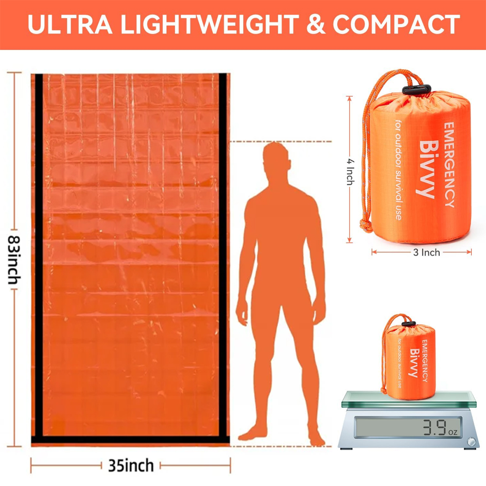 Emergency Sleeping Bag Surviva – обзор и цена Outdoor Camping Sleeping Bag