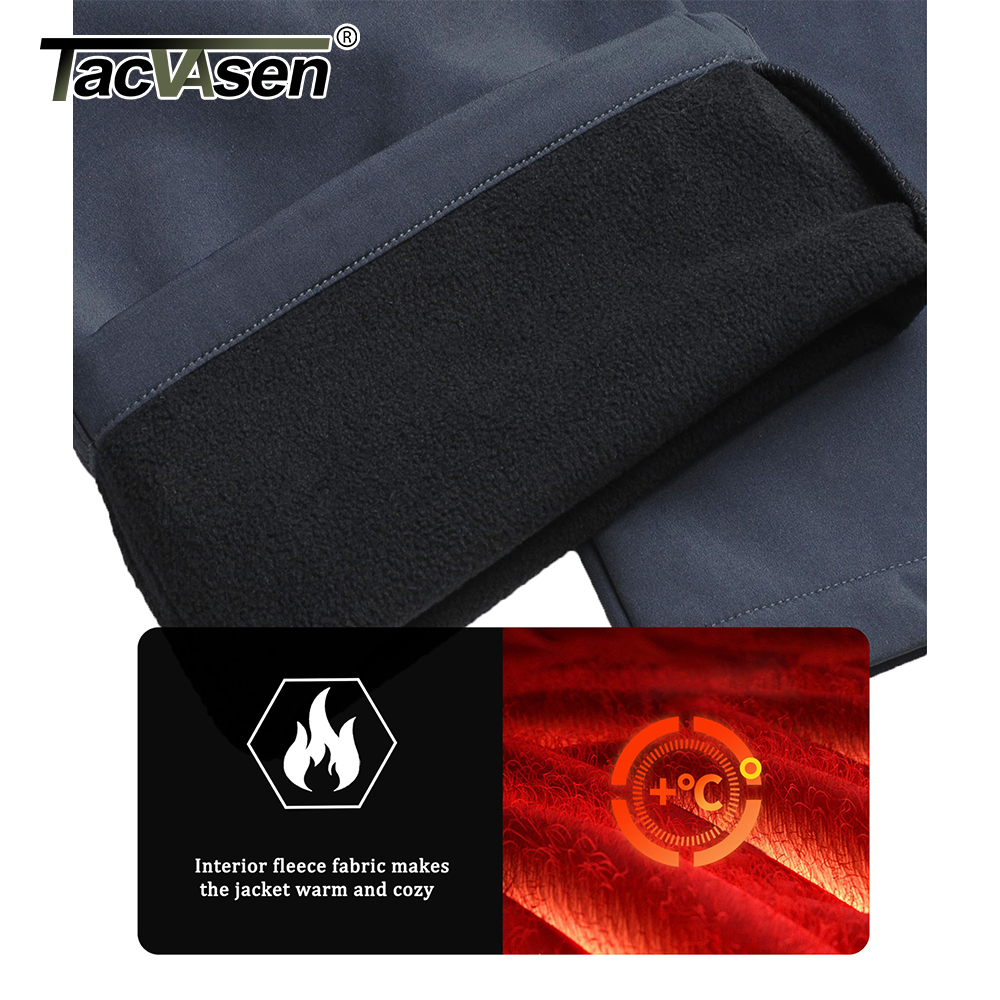 TACVASEN Winter Men's Soft-she – обзор и цена Outdoor Camping Winter