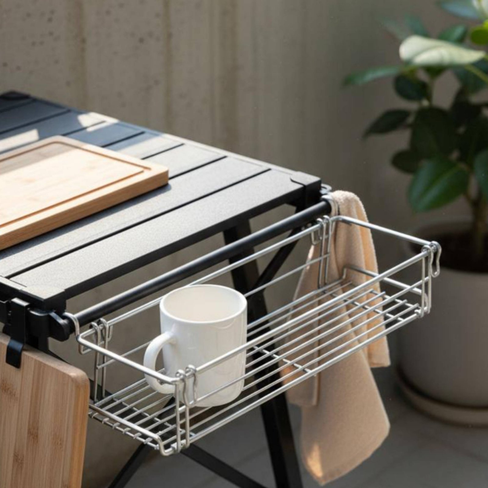 IGT Table Side Storage Basket  – обзор и цена Camp Table Folding