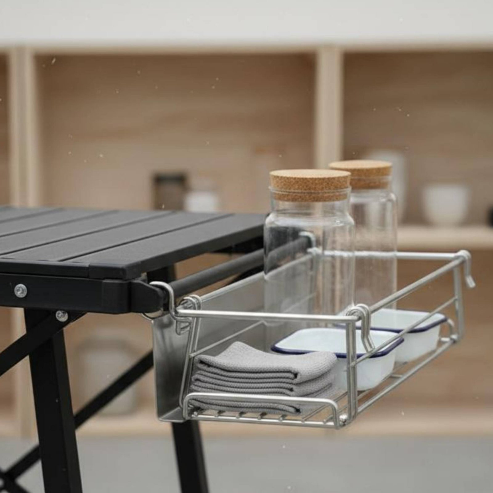IGT Table Side Storage Basket  – обзор и цена Camp Table Folding