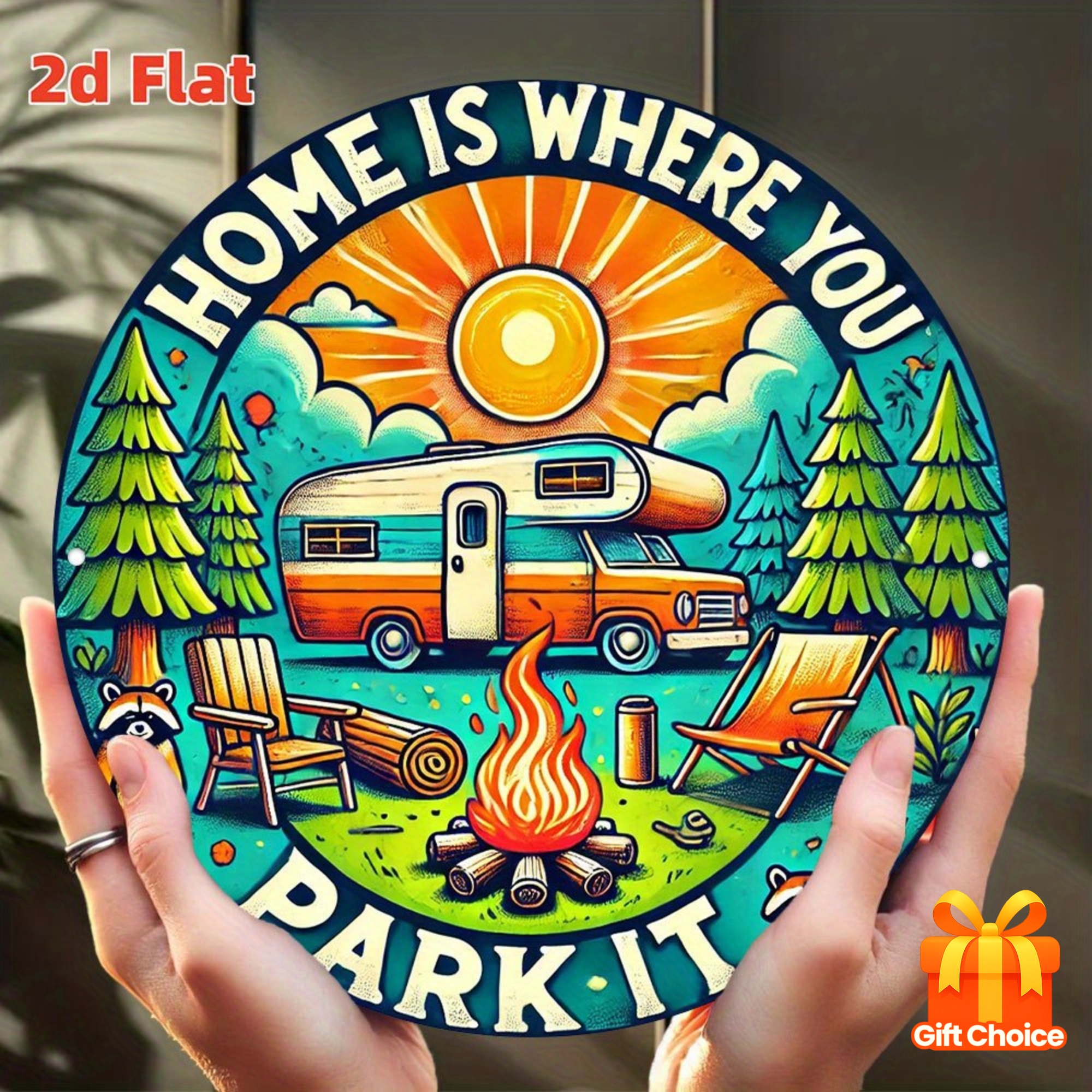 Retro camping wooden wall art  – обзор и цена Outdoor Camping Quotes