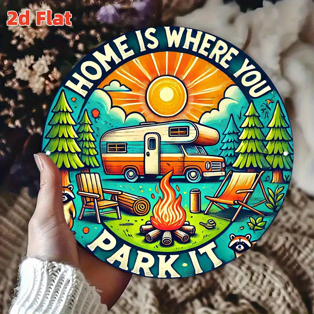 Retro camping wooden wall art  – обзор и цена Outdoor Camping Quotes