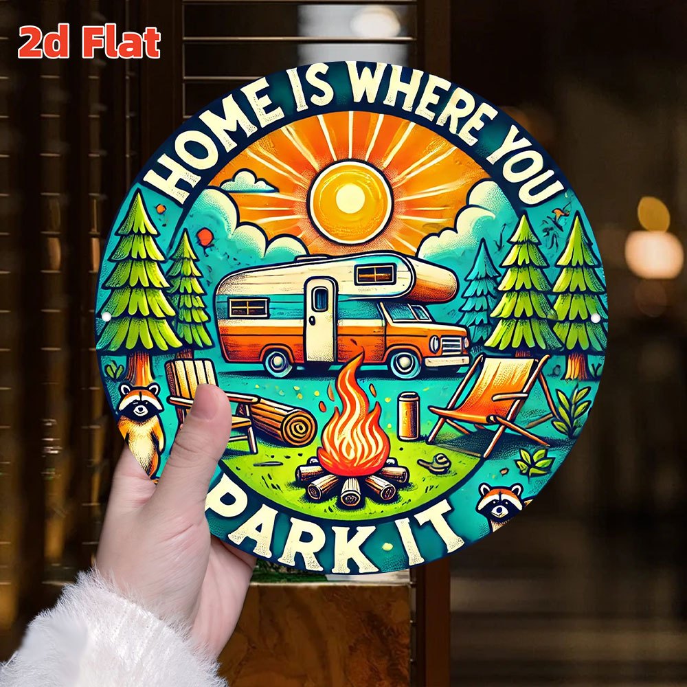 Retro camping wooden wall art  – обзор и цена Outdoor Camping Quotes