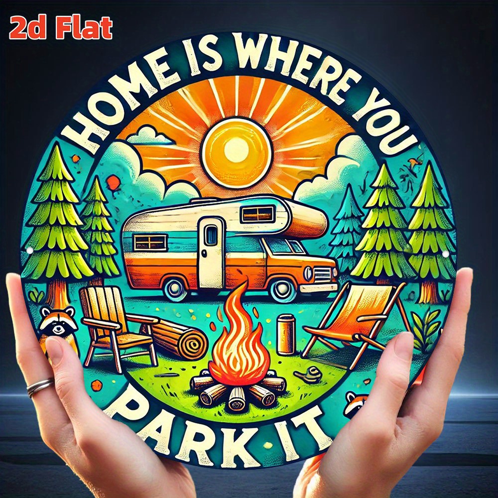 Retro camping wooden wall art  – обзор и цена Outdoor Camping Quotes
