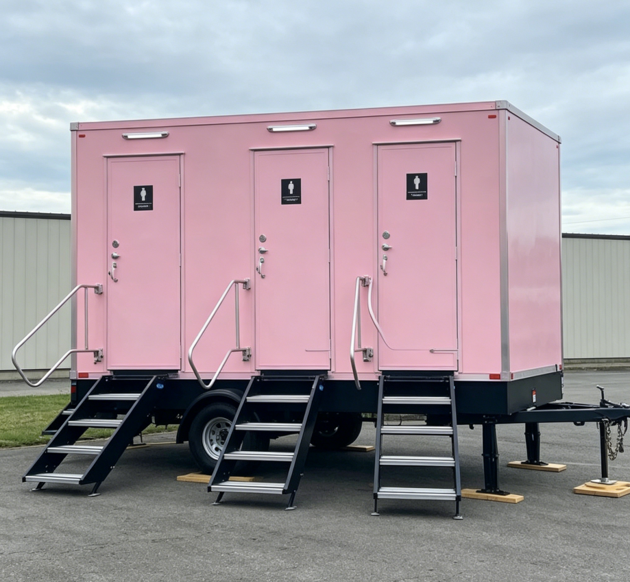 Outdoor 3-Rooms Mobile Toilet  – обзор и цена Outdoor Camping Trailer