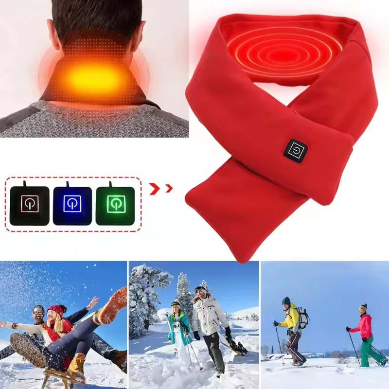 USB Women Men Heating Scarf Te – обзор и цена Outdoor Camping Winter