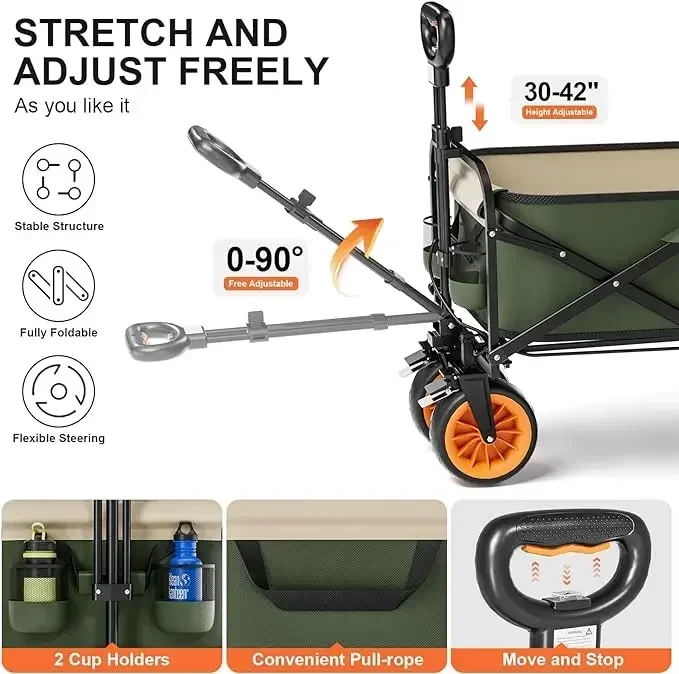 Motorized Outdoor Garden Beach – обзор и цена Outdoor Camping Trolley