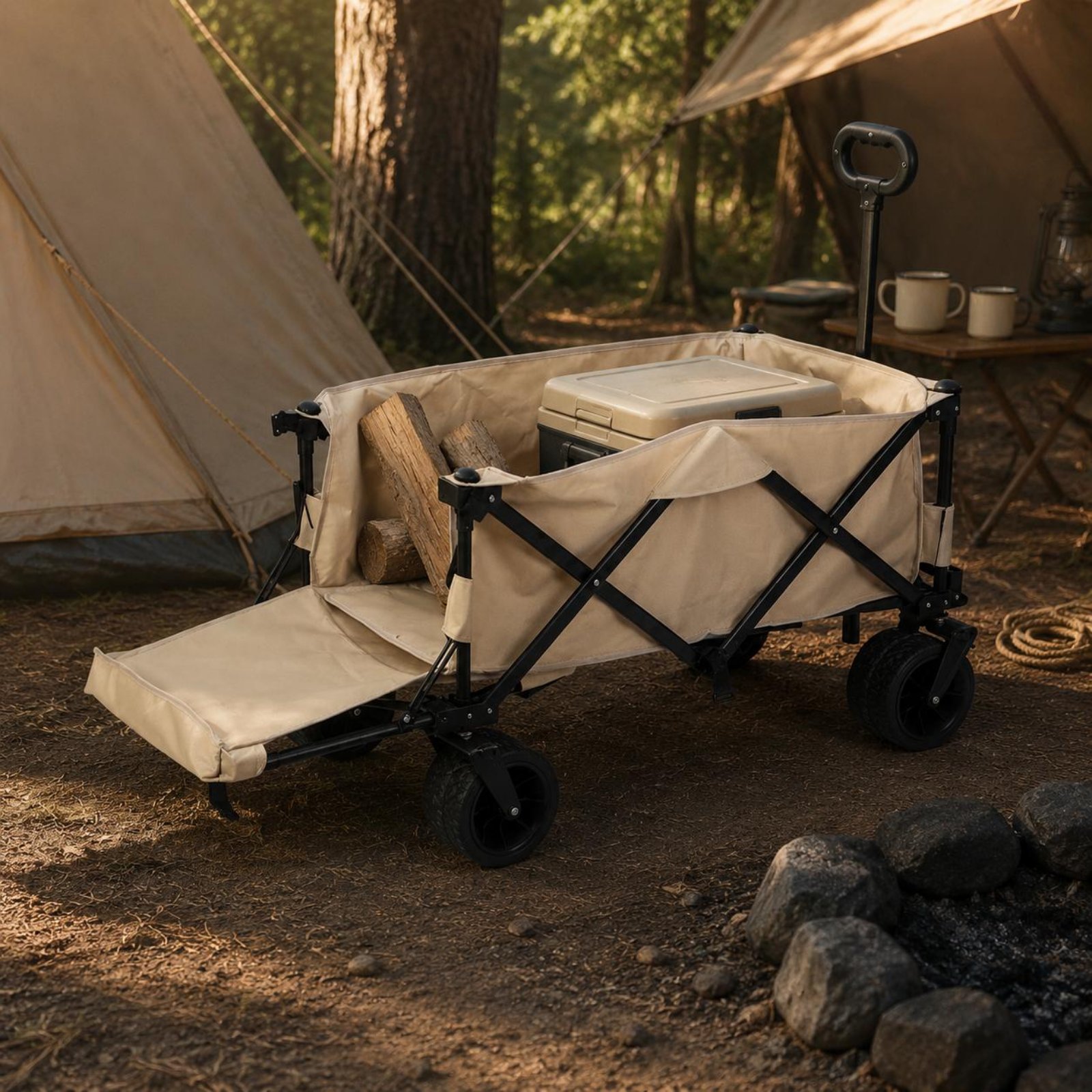 Wagon Table Vehicle Heavy Duty – обзор и цена Outdoor Camping Vehicle Wagon