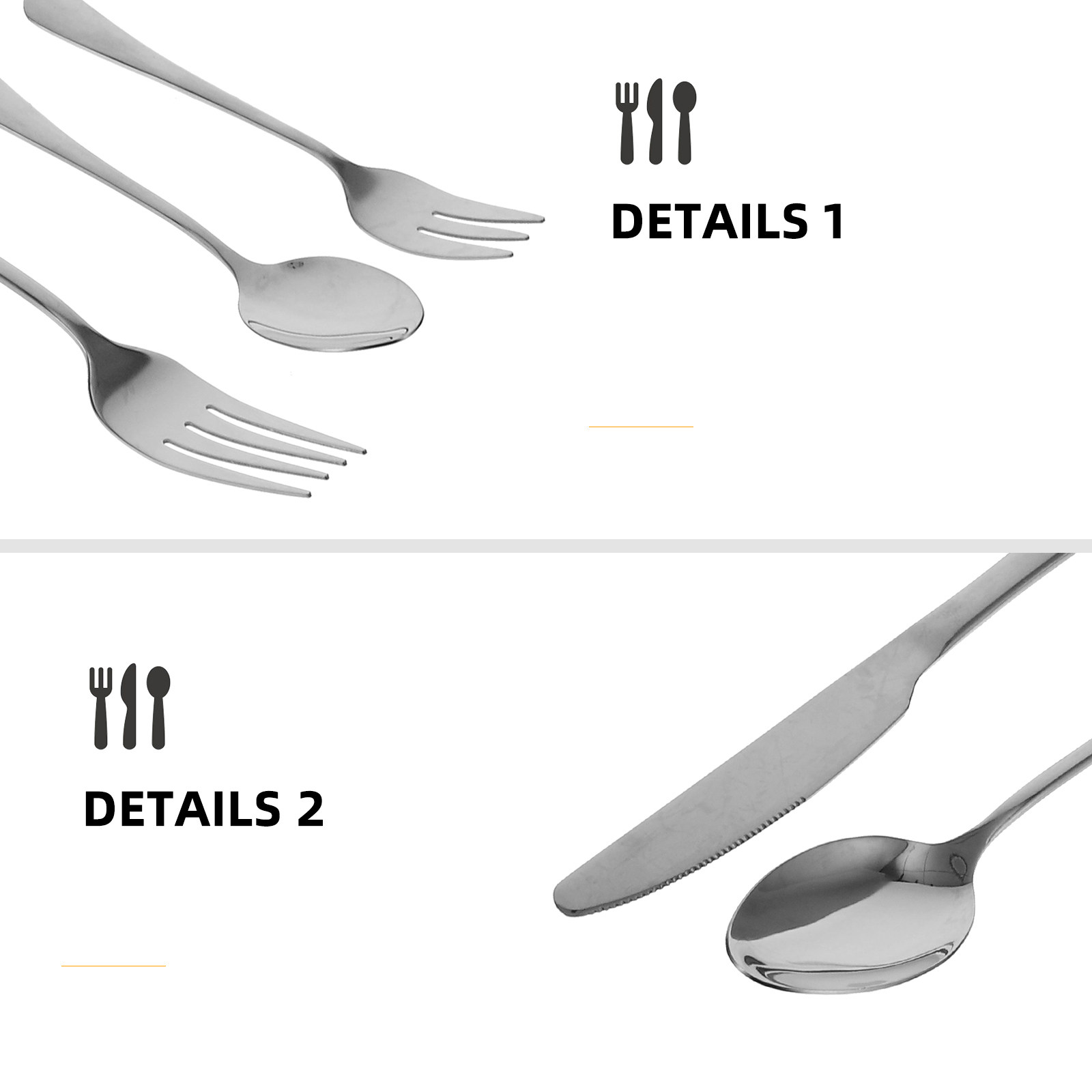 9Pcs Stainless Steel Cutlery S – обзор и цена Outdoor Camping Utensils