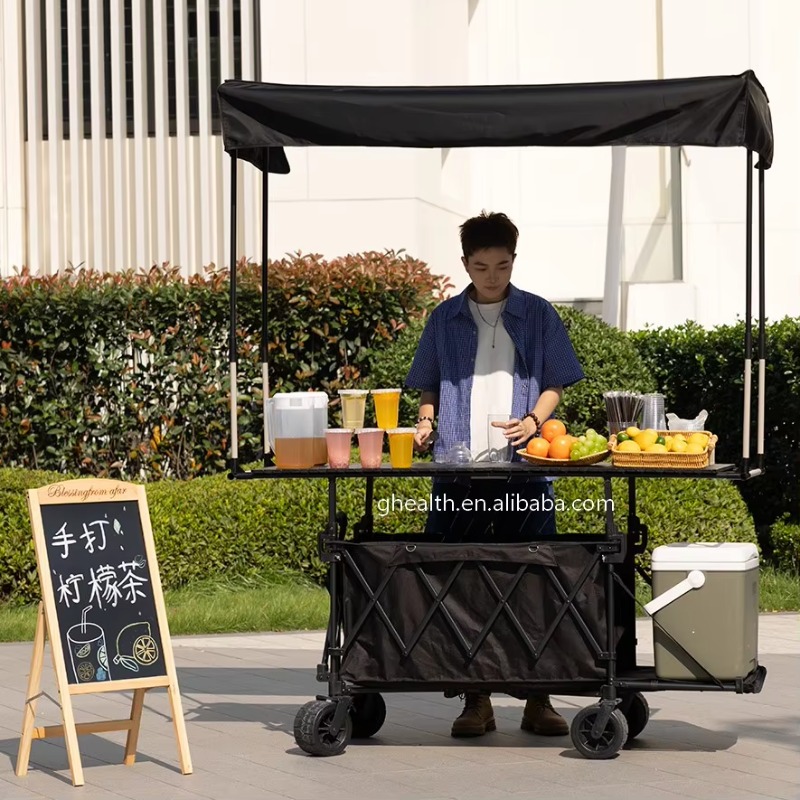 Stall Folding Steel Table Trol – обзор и цена Outdoor Camping Trolley