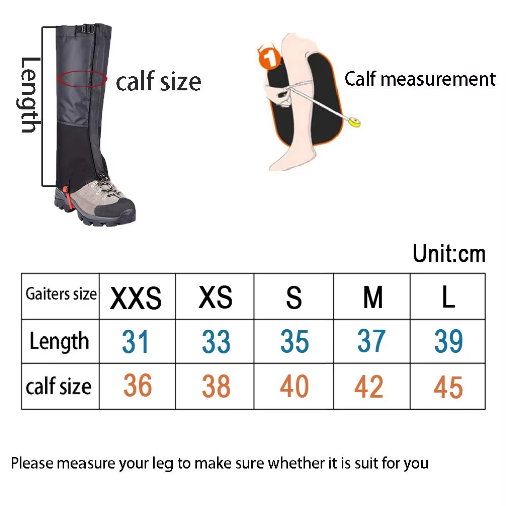 Waterproof Snow Leg Gaiters Hi – обзор и цена Trekking Gaiters