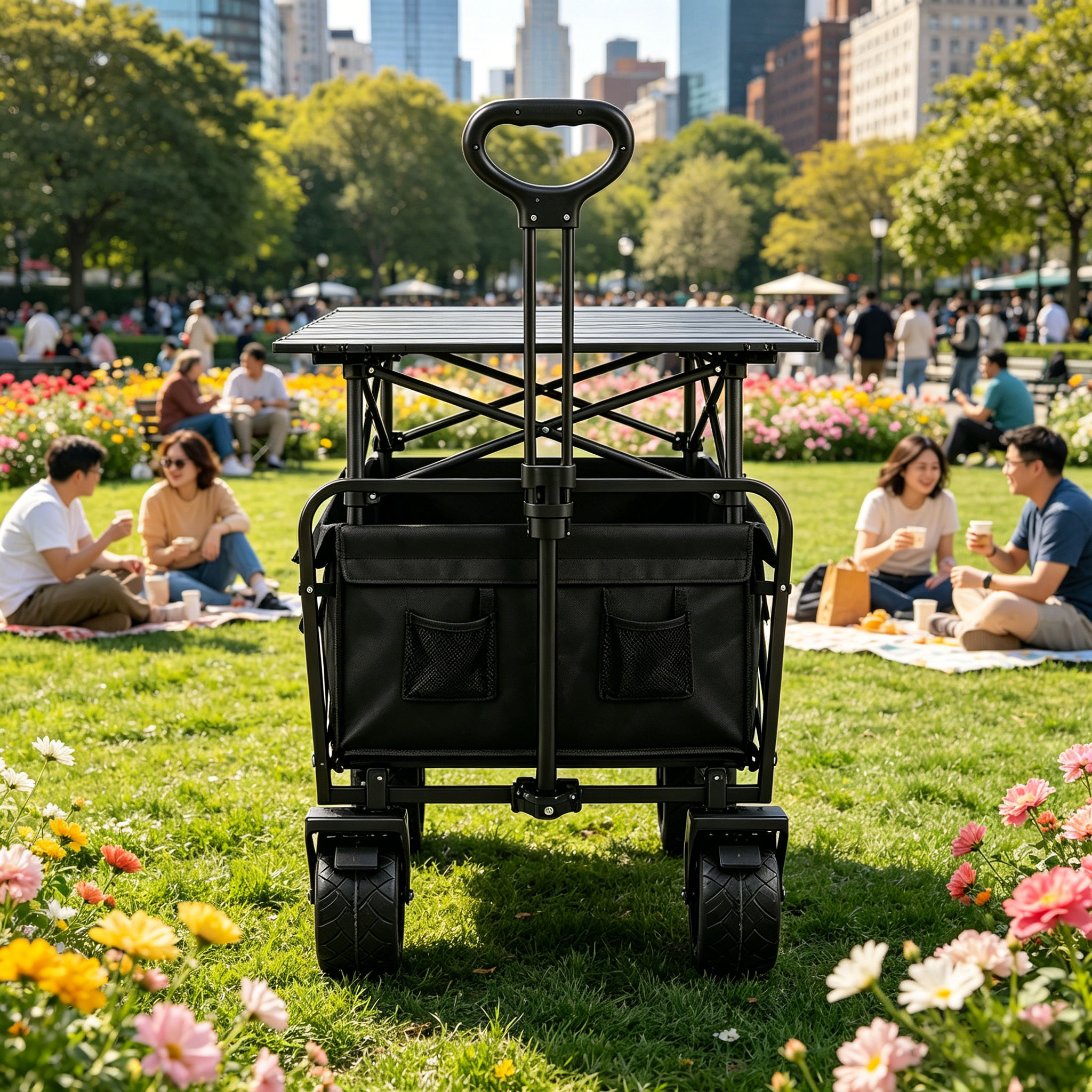 Beiyue Outdoor Camping Hand-Pu – обзор и цена Outdoor Camping Trolley