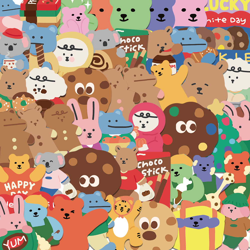100/200pcs Cute Korean Bear St – обзор и цена Bear Canister