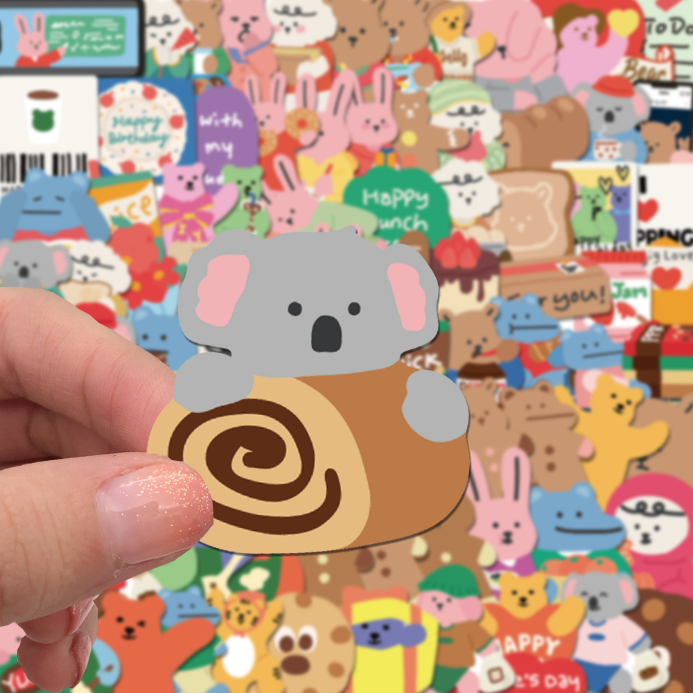 100/200pcs Cute Korean Bear St – обзор и цена Bear Canister