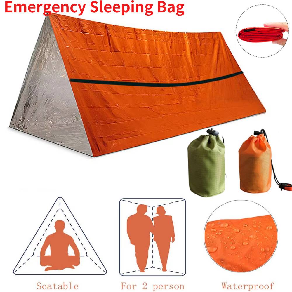 Portable Waterproof Emergency  – обзор и цена Outdoor Camping Sleeping Bag