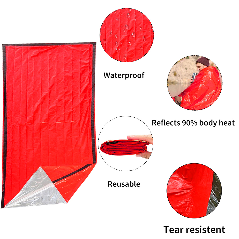 Portable Waterproof Emergency  – обзор и цена Outdoor Camping Sleeping Bag