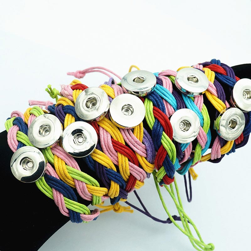 10pcs mixed Rope Leather silic – обзор и цена Paracord Bracelet