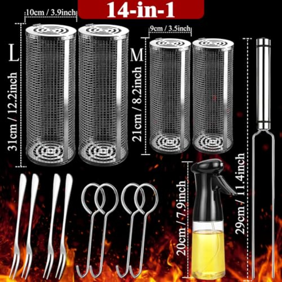 Outdoor Grilling Baskets Grill – обзор и цена Outdoor Camping Utensils
