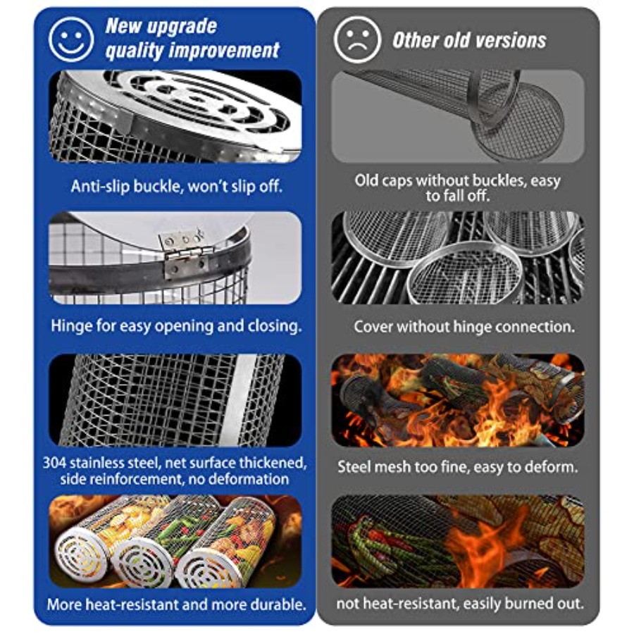 Outdoor Grilling Baskets Grill – обзор и цена Outdoor Camping Utensils