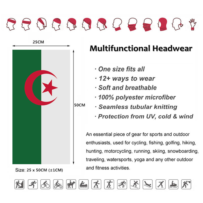 Algeria Flag Printed Bandana H – обзор и цена Trekking Gaiters
