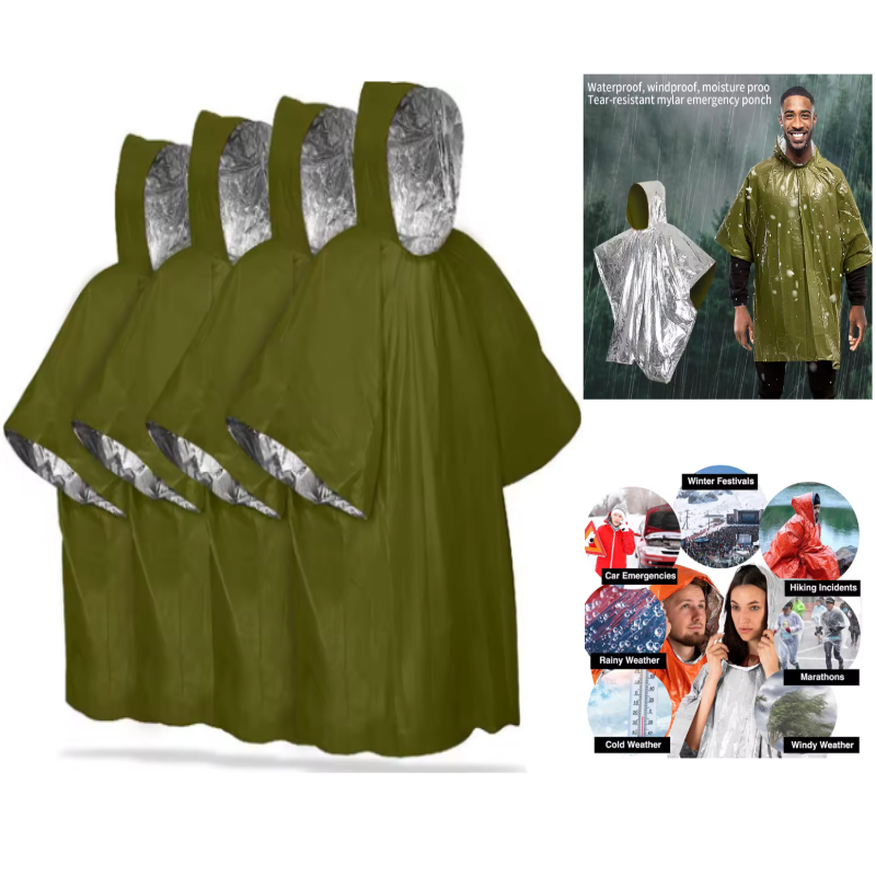 Emergency raincoat PE first ai – обзор и цена Outdoor Camping Sleeping Bag