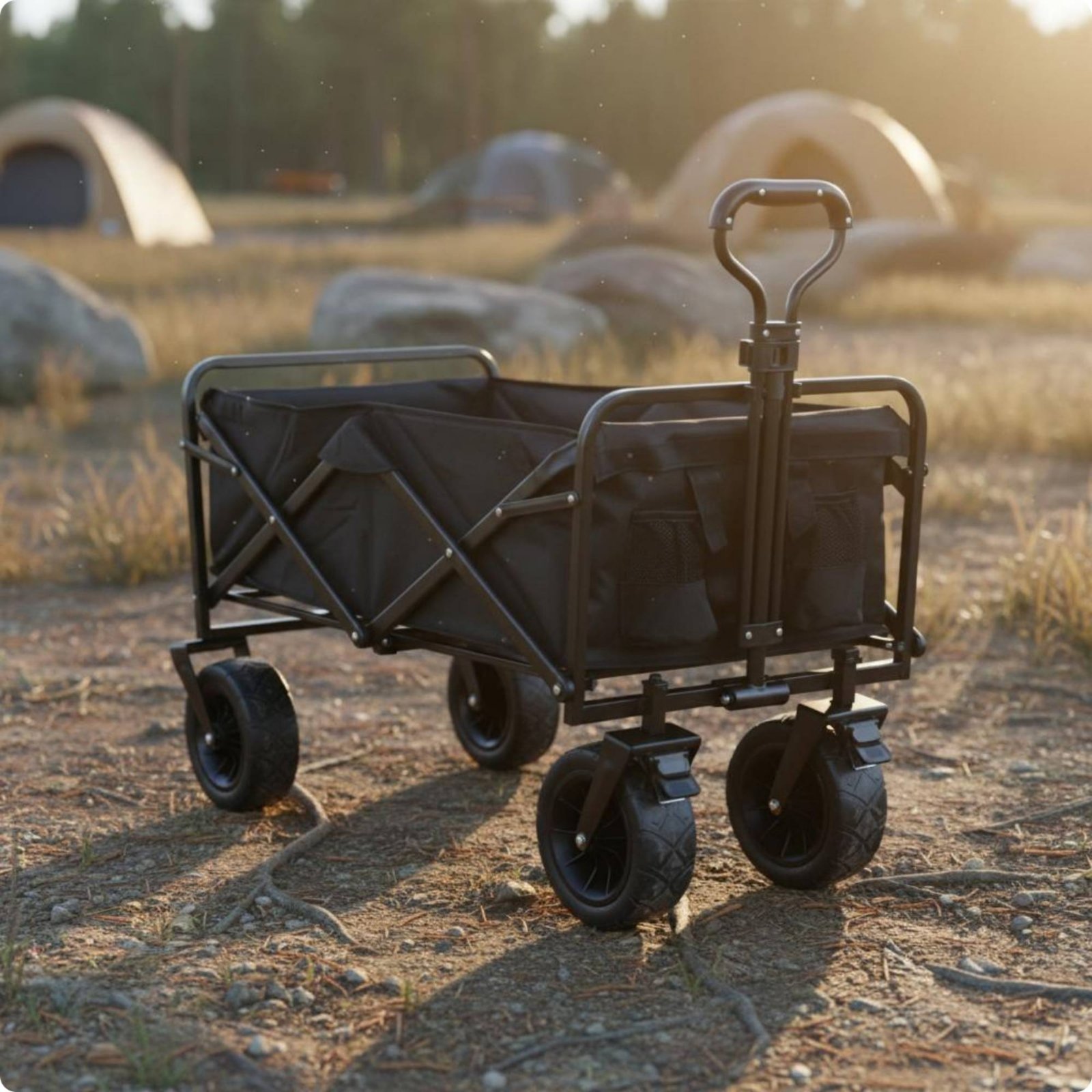 Folding Wagon Foldable Camping – обзор и цена Outdoor Camping Trolley