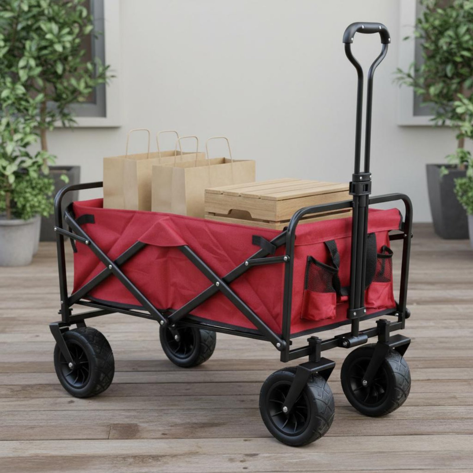 Folding Wagon Foldable Camping – обзор и цена Outdoor Camping Trolley