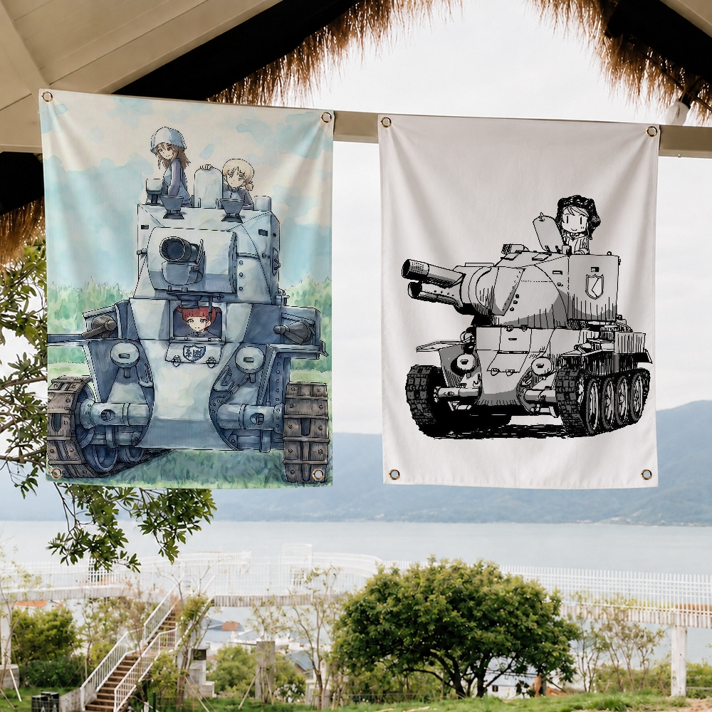 Girls und Panzer Anime flag De – обзор и цена Outdoor Und Camping